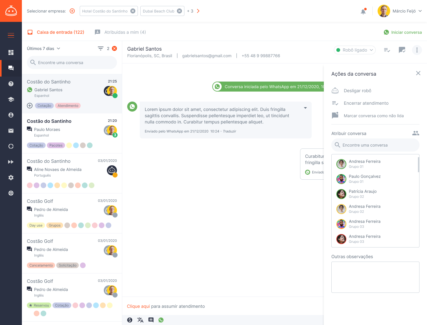 Chatbot de IA Mobile